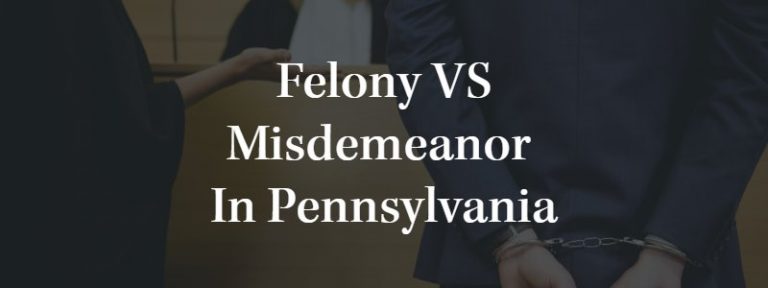 What Is The Difference Between A Felony And A Misdemeanor In 